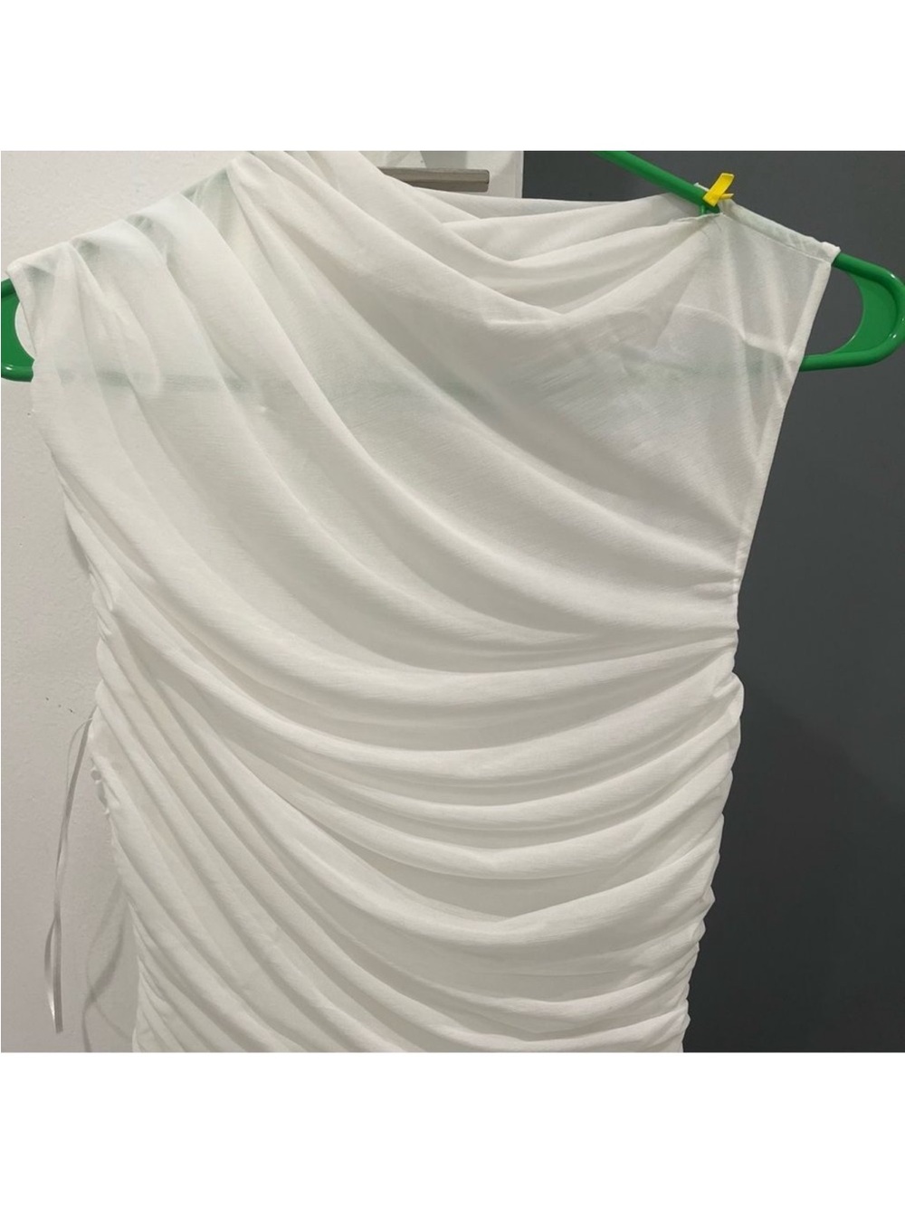NICHOLAS Two-Tone White Top Black Maxi Dress - Picture 2 of 10